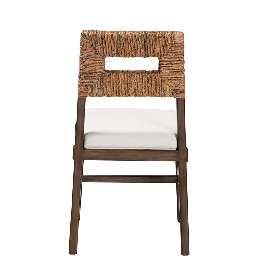 bali & pari - Porsha Dining Chair in White/Natural Brown/Walnut Brown - Porsha-Mahogany-DC view 4