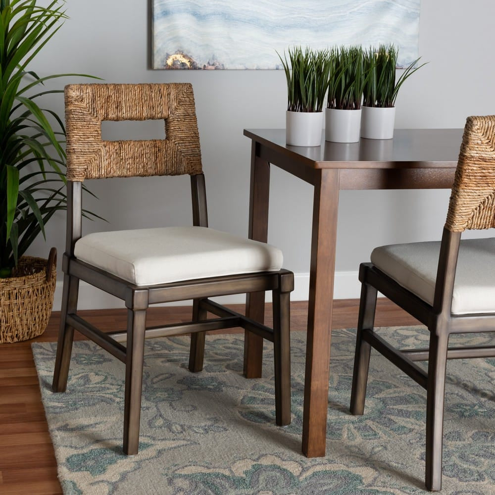 bali & pari - Porsha Dining Chair in White/Natural Brown/Walnut Brown - Porsha-Mahogany-DC view 8