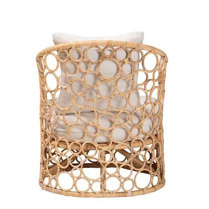 bali & pari - Prisca Chair in Light Honey - Model 2-Light Honey Rattan-CC view 4