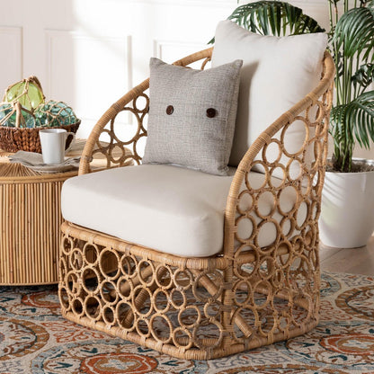 bali & pari - Prisca Chair in Light Honey - Model 2-Light Honey Rattan-CC view 8