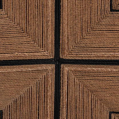 bali & pari - Prita Dining Chair in Brown/Black - DCC-01-Wood/Black-DC view 7