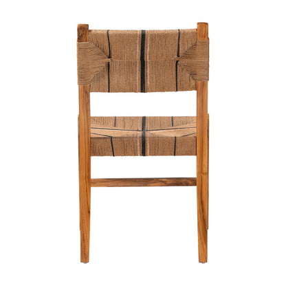 bali & pari - Prita Dining Chair in Brown/Natural Brown - DCC-02-Wood/Brown-DC view 4