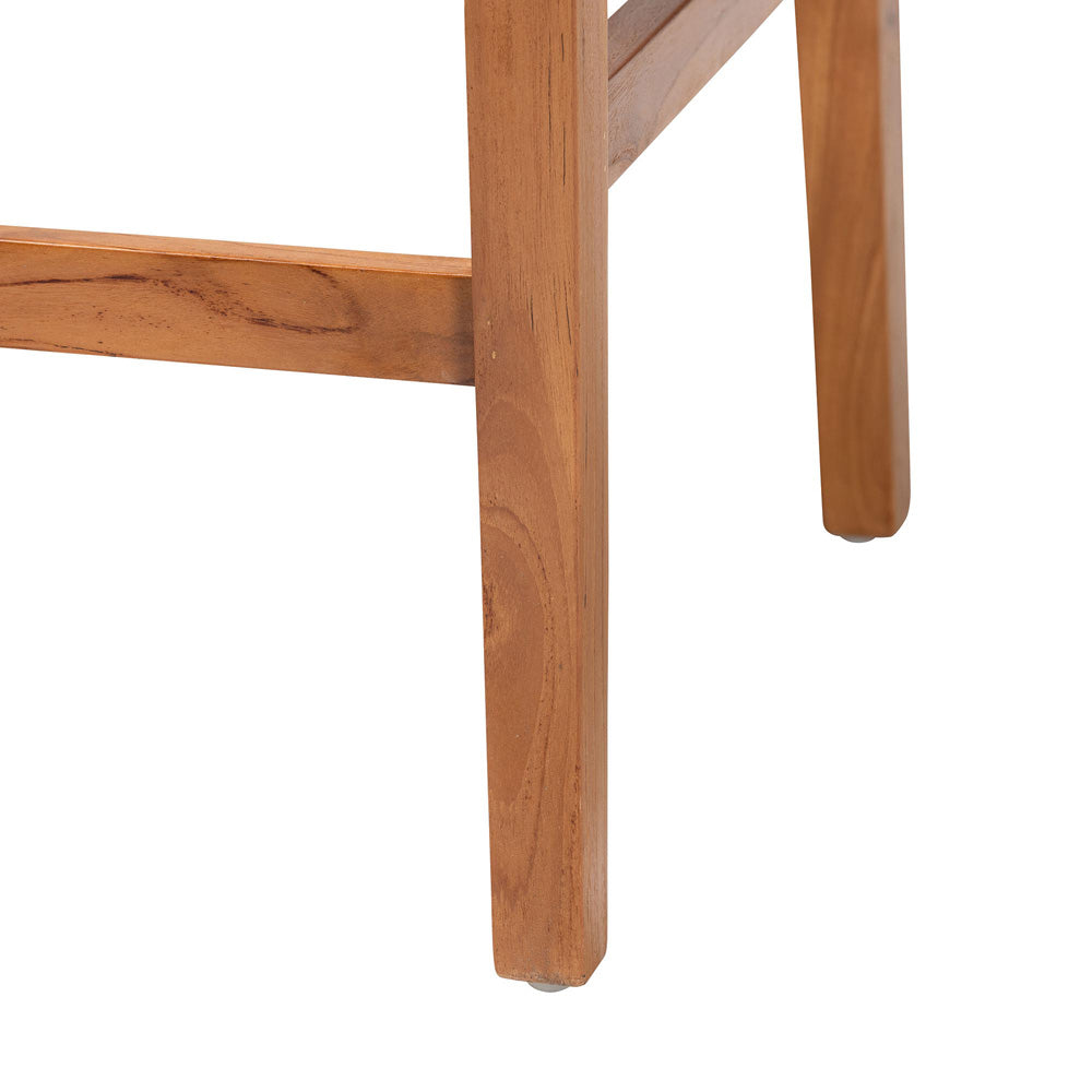 bali & pari - Prita Set of 2 Bar Stools in Brown/Natural Brown - BC-02-Parekesit-Wood/Brown-BS view 5