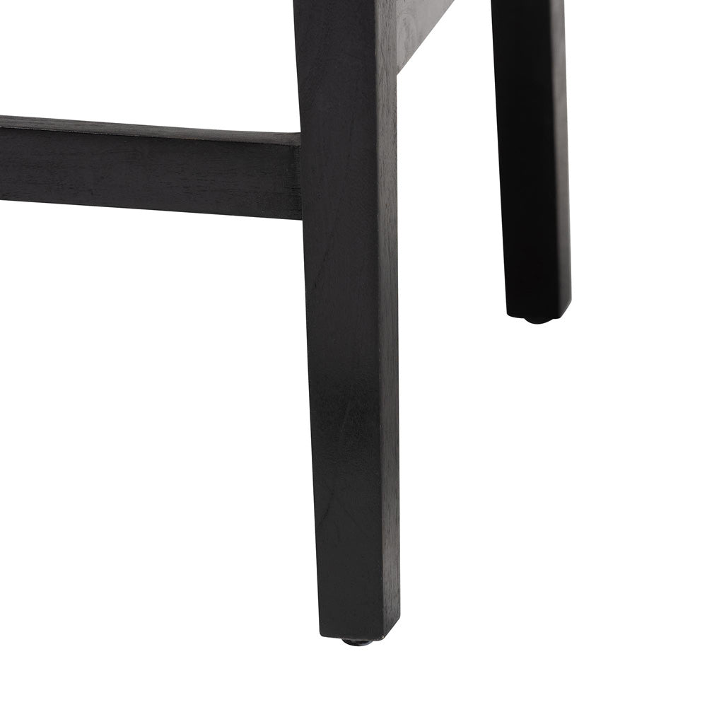 bali & pari - Prita Set of 2 Counter Stools in Brown/Black - CC-01-Wood/Black-CS view 5