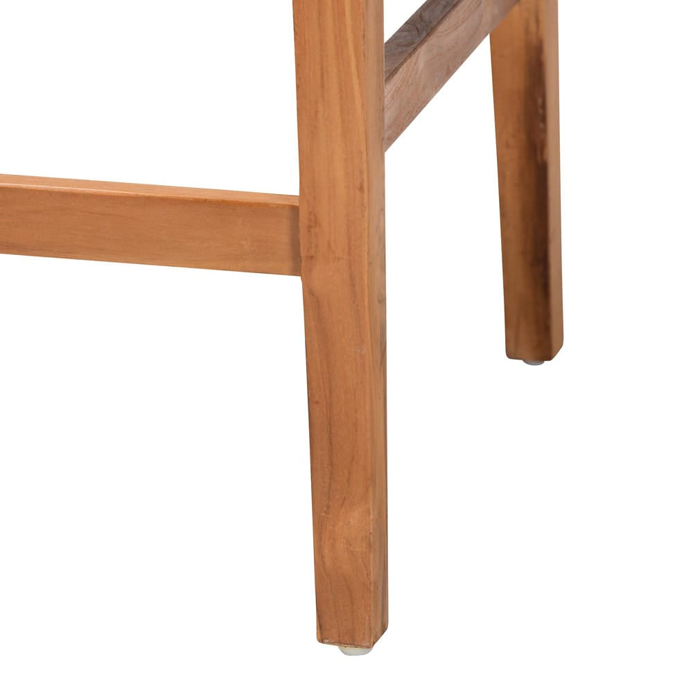 bali & pari - Prita Set of 2 Counter Stools in Brown/Natural Brown - CC-02-Wood/Brown-CS view 5