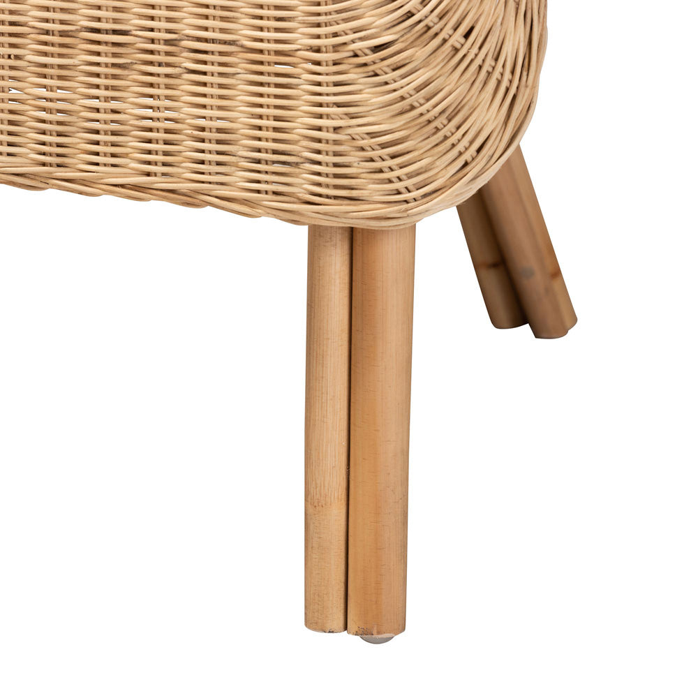 bali & pari - Putri Chair in Natural Brown - Putri-Rattan-AC view 6