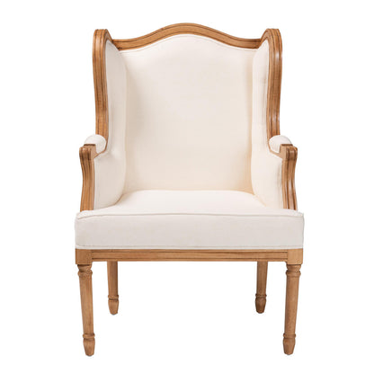 bali & pari - Rachana Chair in Beige/Honey Oak - SEA675-Light wood-NAT01/White-F00 view 2