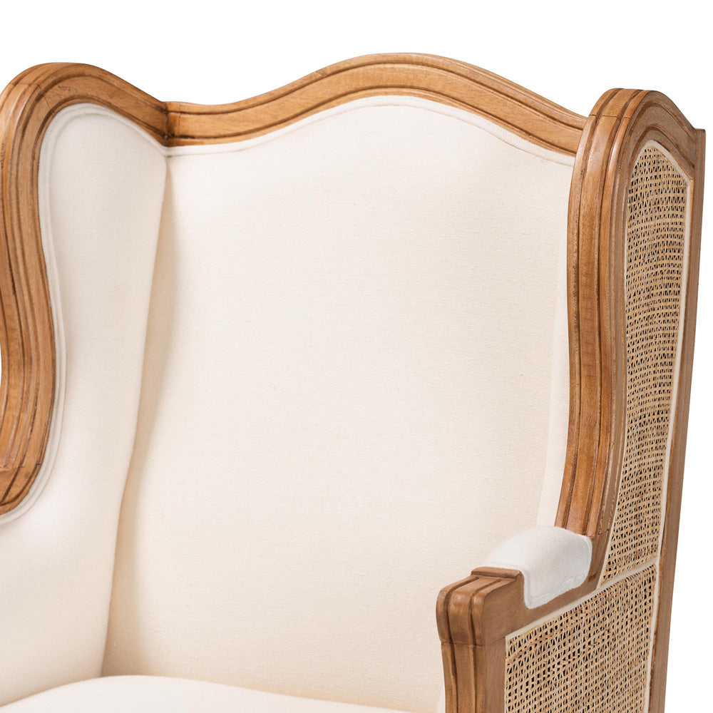 bali & pari - Rachana Chair in Beige/Honey Oak - SEA675-Light wood-NAT01/White-F00 view 5