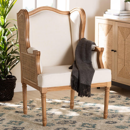 bali & pari - Rachana Chair in Beige/Honey Oak - SEA675-Light wood-NAT01/White-F00 view 8