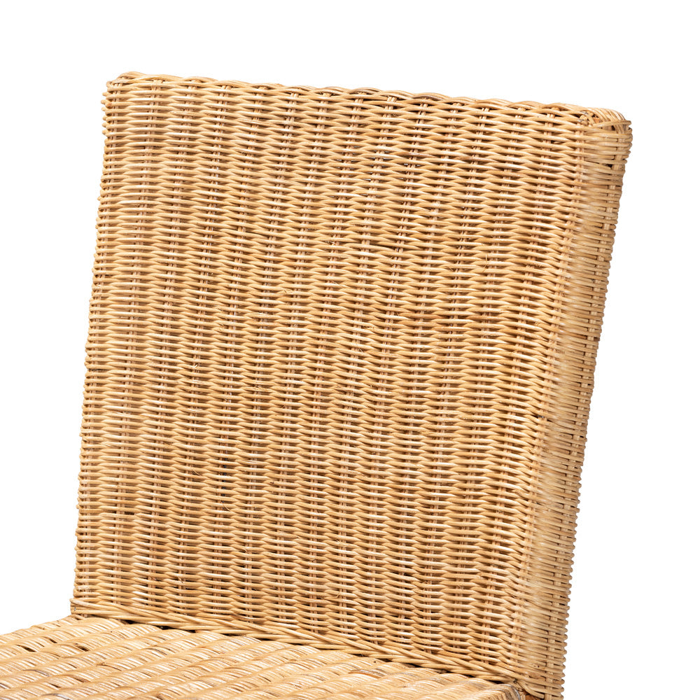 bali & pari - Racquel Bar Stool in Natural Brown/Walnut Brown - DC9003-Rattan-BS view 5
