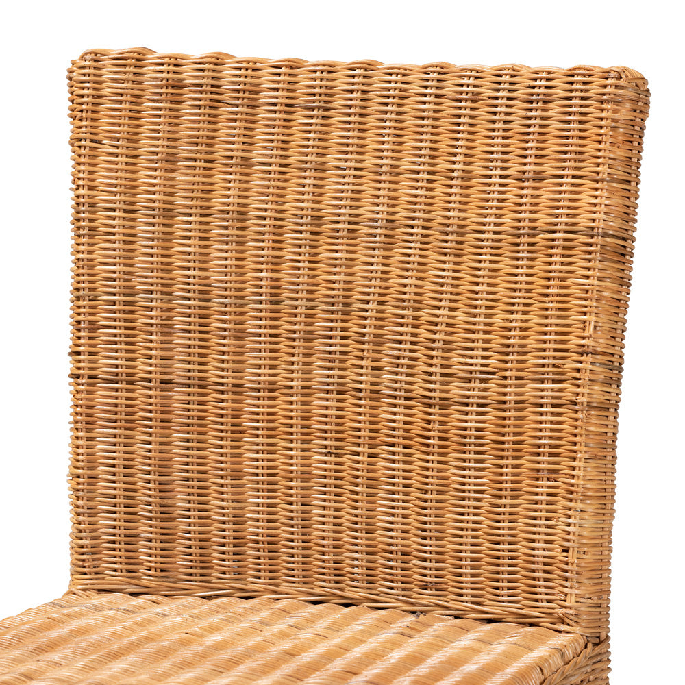 bali & pari - Racquel Counter Stool in Natural Brown/Walnut Brown - DC9002-Rattan-CS view 5