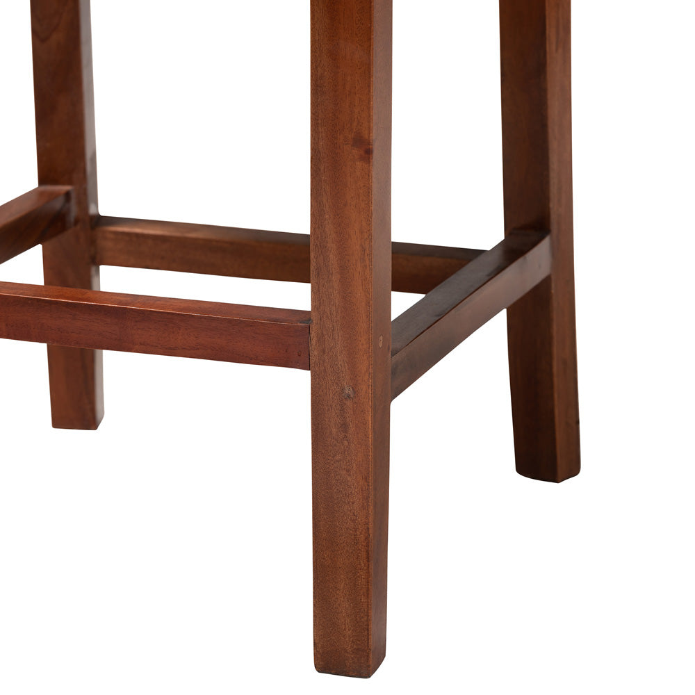 bali & pari - Racquel Counter Stool in Natural Brown/Walnut Brown - DC9002-Rattan-CS view 6