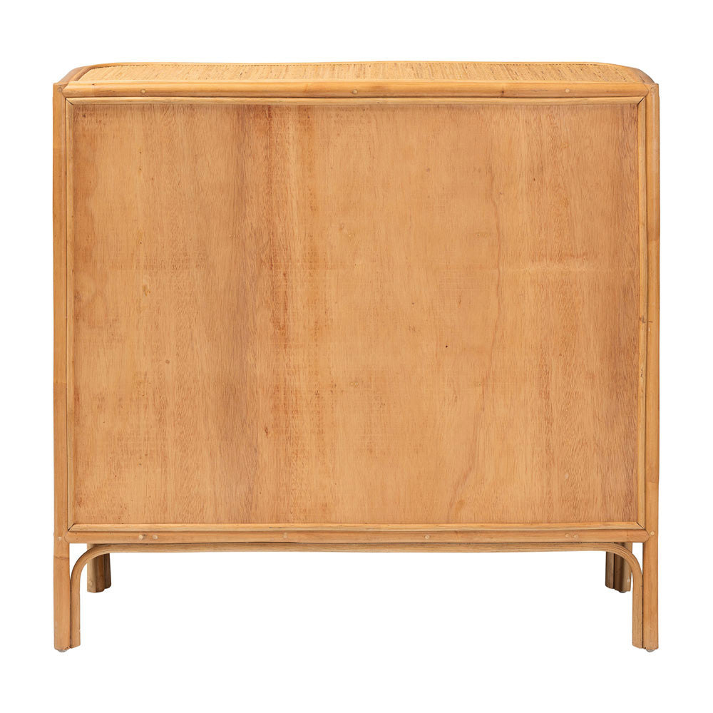 bali & pari - Radenza Storage Cabinet in Light Honey - RADENZA-Light Honey Rattan-Cabinet view 5