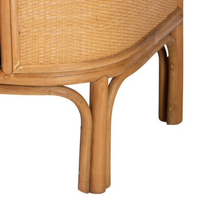 bali & pari - Radenza Storage Cabinet in Light Honey - RADENZA-Light Honey Rattan-Cabinet view 7