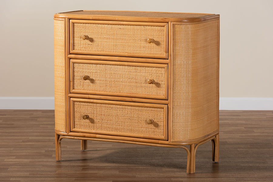 bali & pari - Radenza Storage Cabinet in Light Honey - RADENZA-Light Honey Rattan-Cabinet view 10