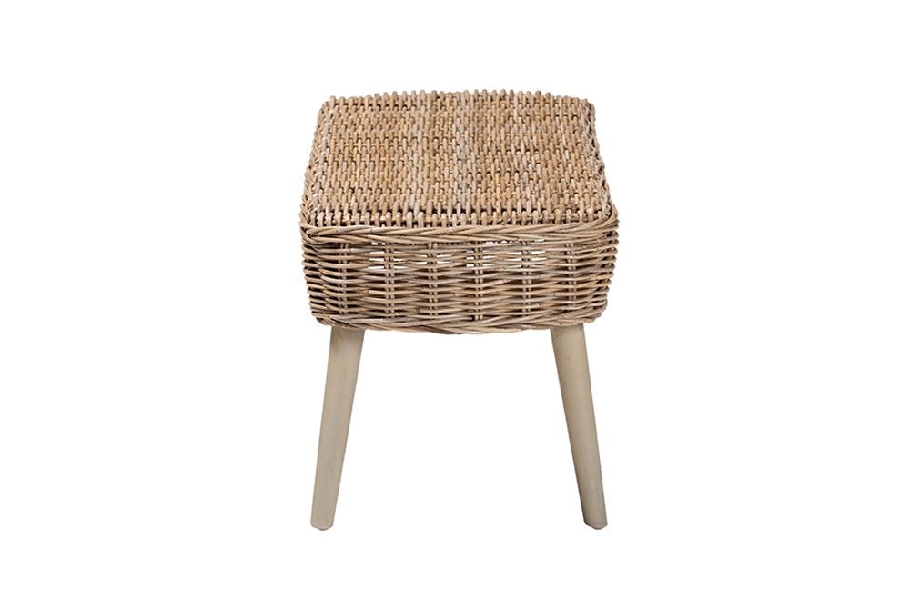 bali & pari - Raisa Bench - Mona Kubu-Grey/Natural/Light Brown-Bench (no back) view 3
