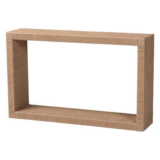 bali & pari - Rajiya Console Table in Natural Brown - F248-FT8-Seagrass-Console Table view 1
