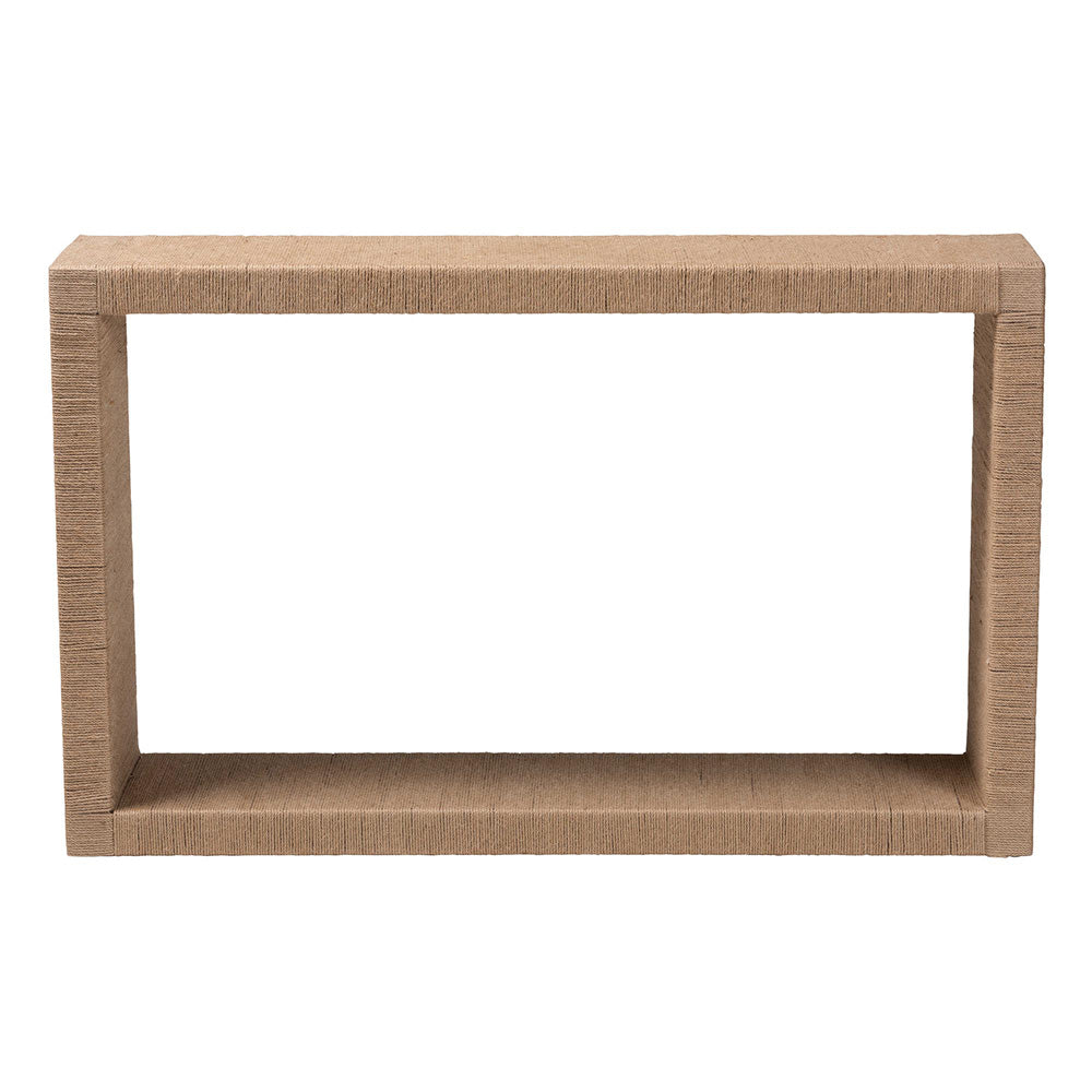 bali & pari - Rajiya Console Table in Natural Brown - F248-FT8-Seagrass-Console Table view 2