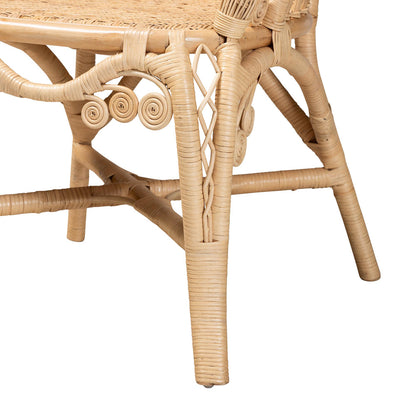 bali & pari  - Ratu Chair in Natural Brown - Ratu-Rattan-AC view 6