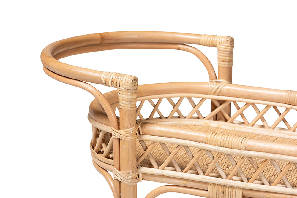 bali & pari - Raul Cart - Raul-Natural Rattan-Cart view 6