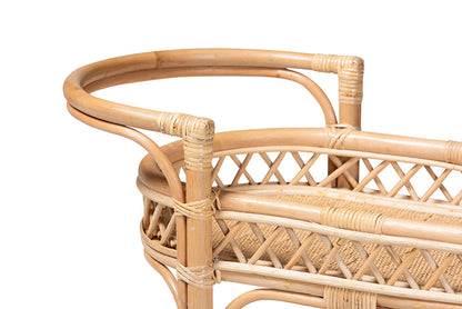bali & pari - Raul Cart - Raul-Natural Rattan-Cart view 6