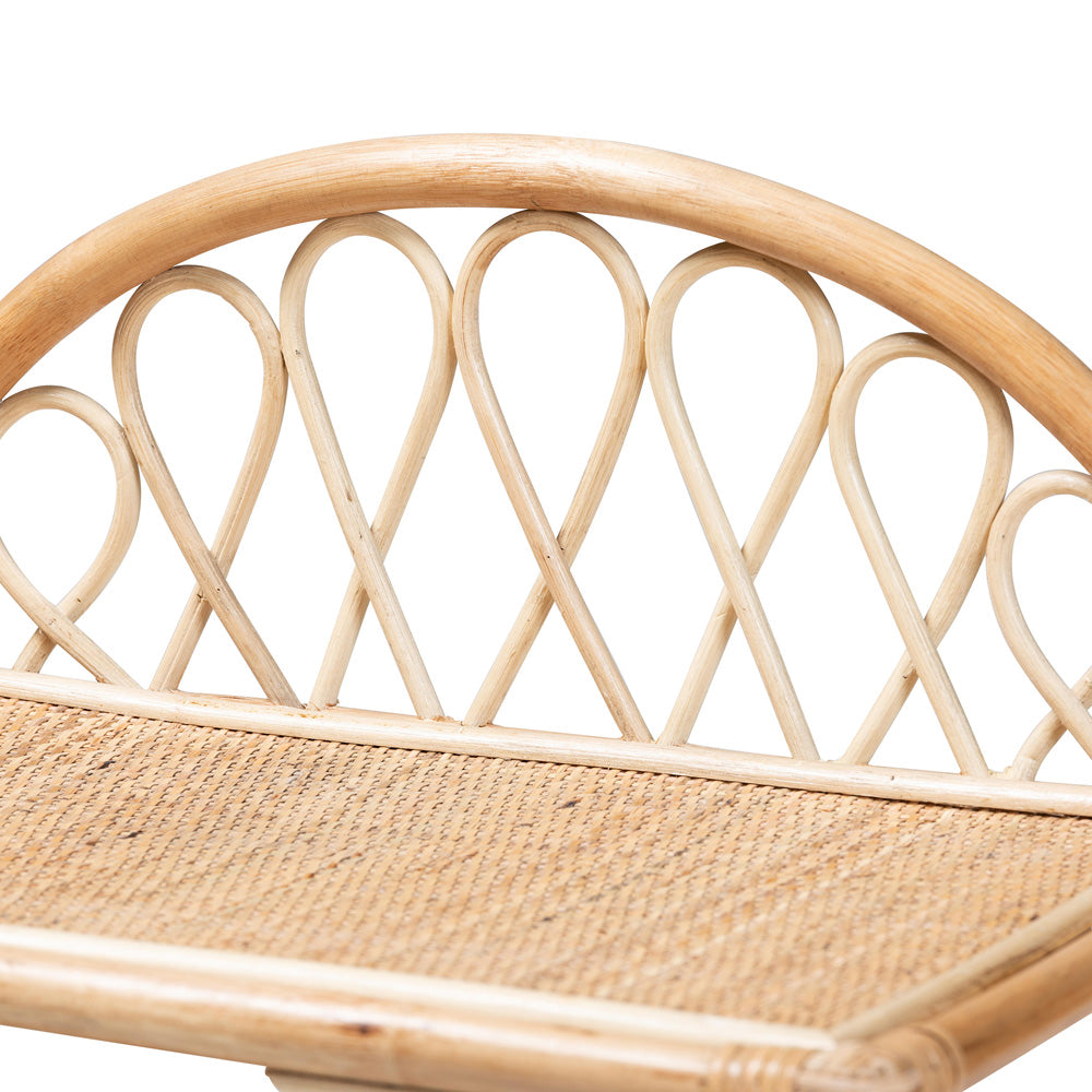 bali & pari - Redell Shelving Unit in Natural Brown - RBS017-Rattan-Shelf view 5