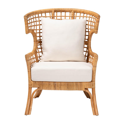 bali & pari - Regina Chair in Light Honey - REGINA-Light Honey Rattan/Wicker Weave-CC view 2