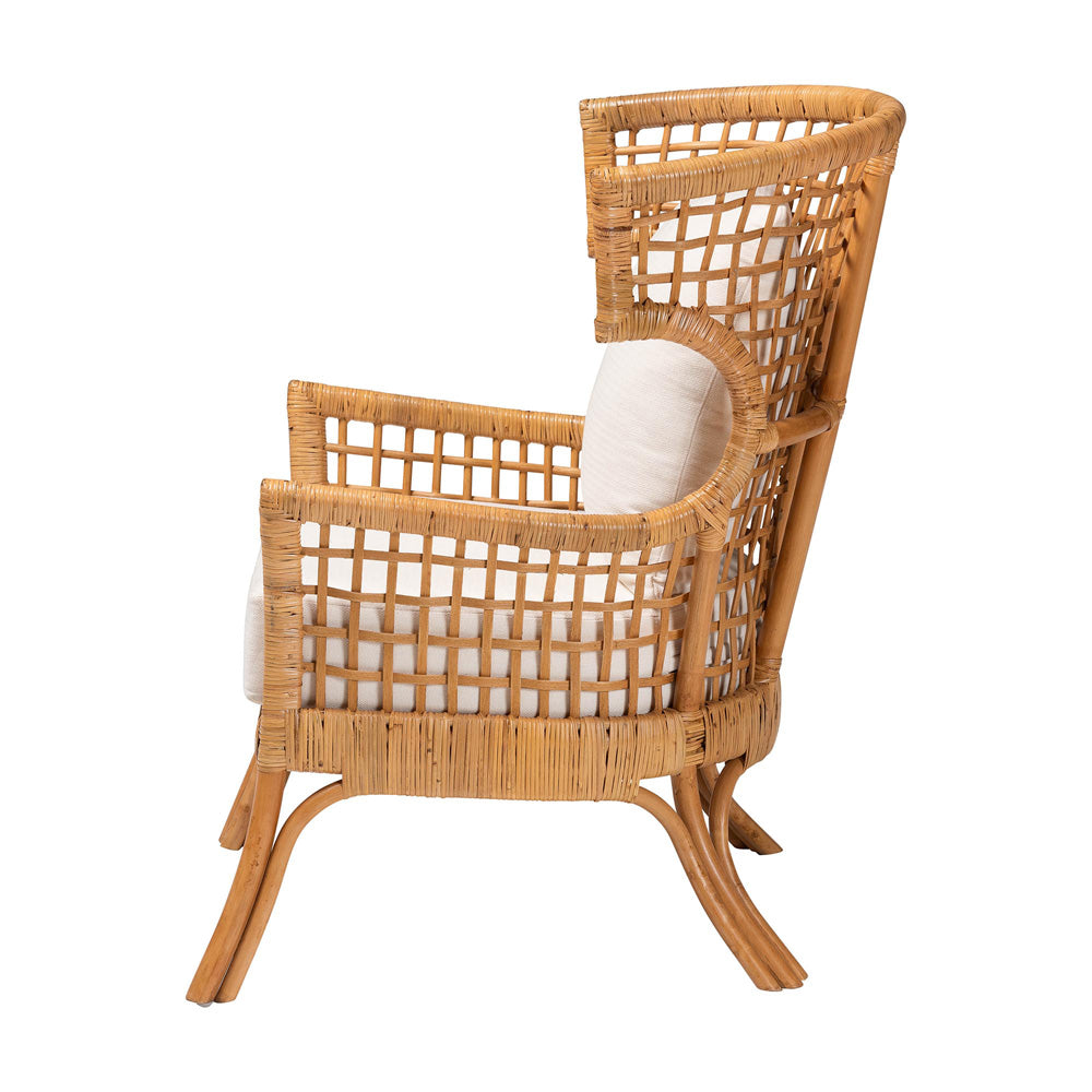 bali & pari - Regina Chair in Light Honey - REGINA-Light Honey Rattan/Wicker Weave-CC view 3