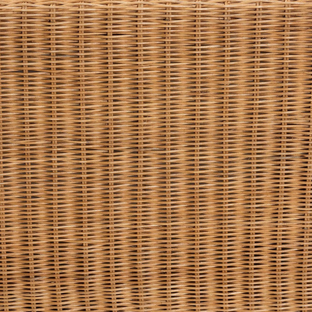 bali & pari - Reiko Bench in Light Honey - Palm Short-Open-Natural Rattan-Bench view 6