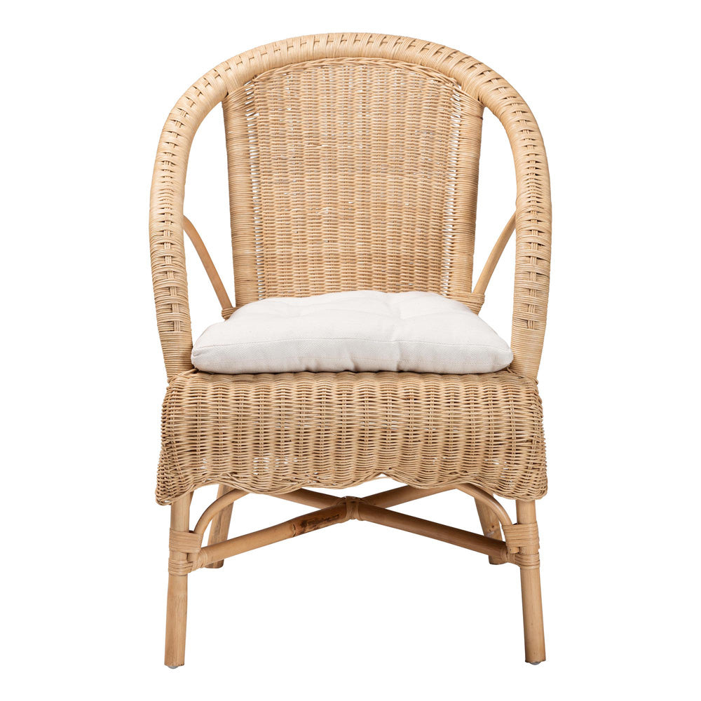 bali & pari - Reinu Dining Chair in Natural - DC829-Reinu-Light Honey Rattan-CC view 2
