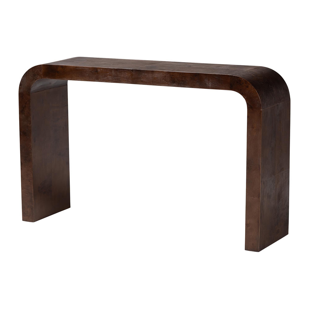 bali & pari - Revelle Console Table in Dark Walnut - SVN-14-Dark Walnut-Console Table view 1