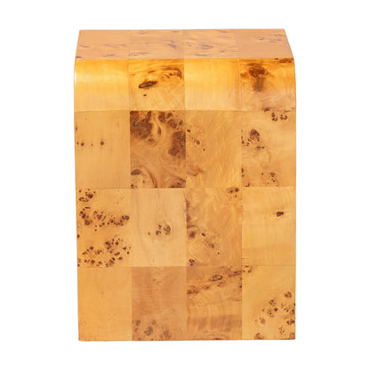 bali & pari - Revelle End Table in Light Mappa Burl - SVN-1140-Natural Burl Op1-Okin-ET view 3