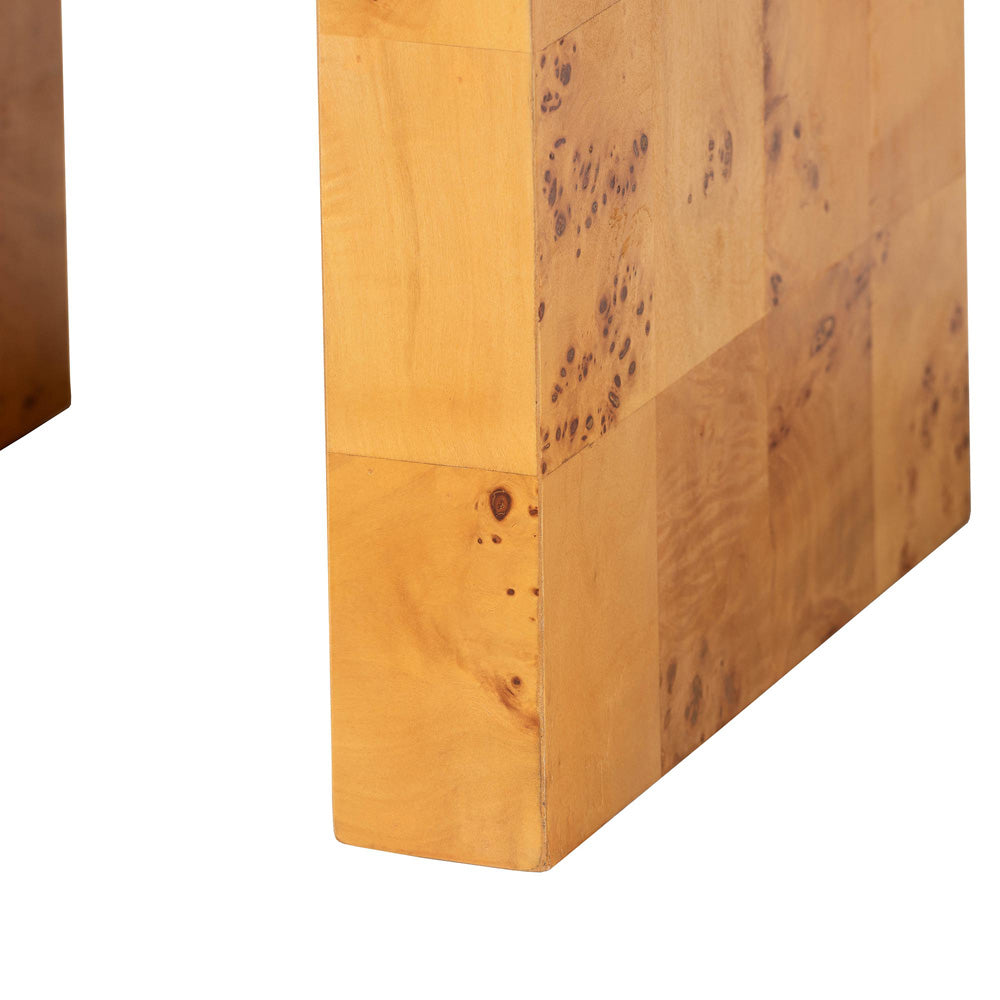 bali & pari - Revelle End Table in Light Mappa Burl - SVN-1140-Natural Burl Op1-Okin-ET view 4
