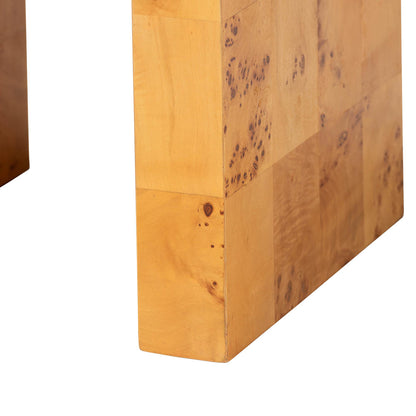 bali & pari - Revelle End Table in Light Mappa Burl - SVN-1140-Natural Burl Op1-Okin-ET view 4