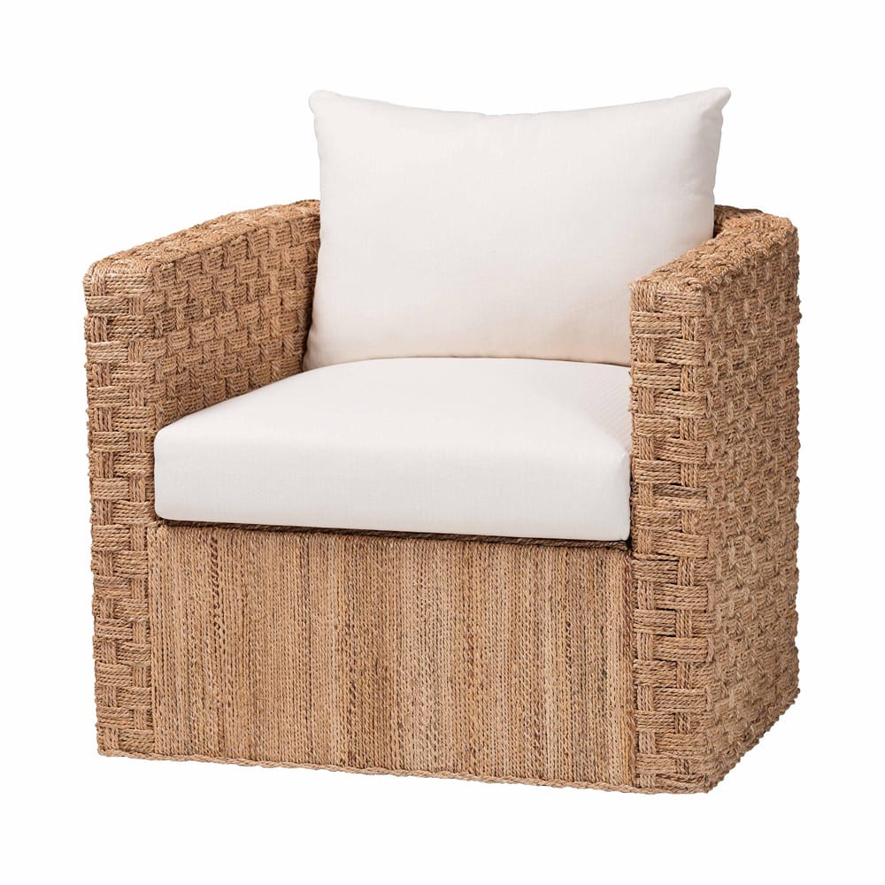 bali & pari - Rhinos Arm Chair in Light Brown - Rhinos-Bleached Light Brown-CC view 1