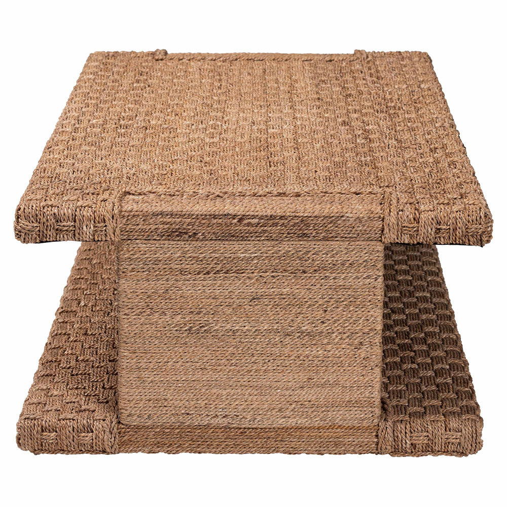 bali & pari - Rhinos Coffee Table in Light Brown - Rhinos-Bleached Light Brown-CT view 3
