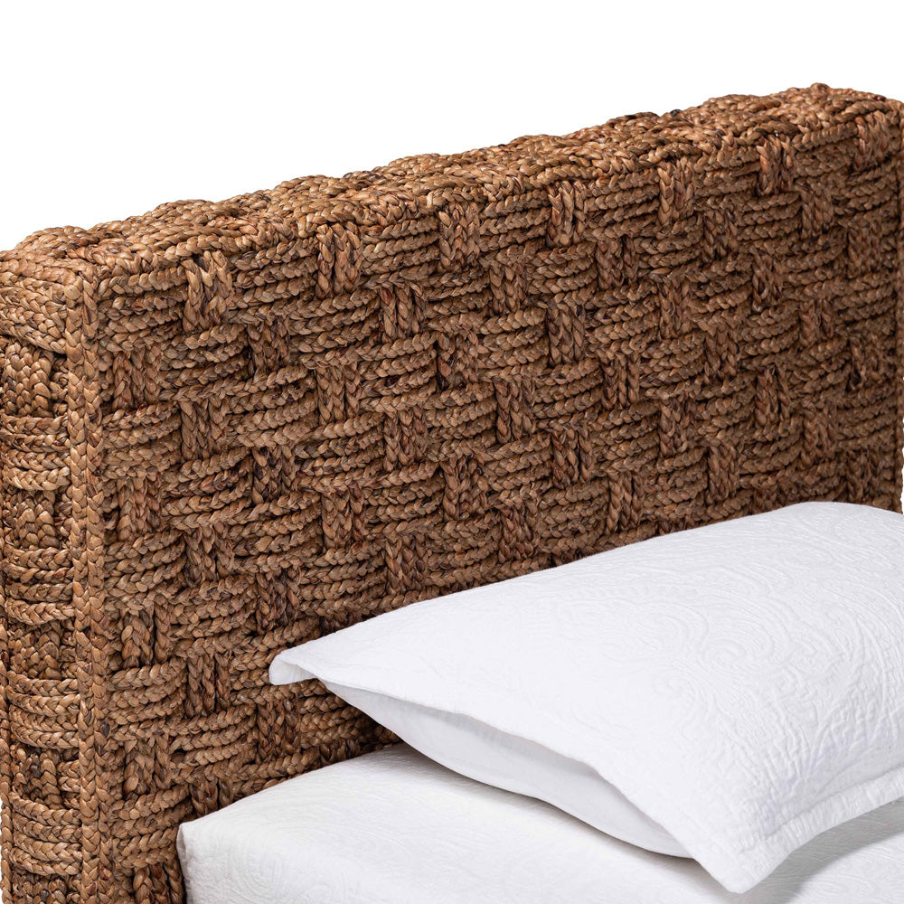 bali & pari - RhiNos Twin Size Daybed in Light Brown - RhiNos-Bleached Lt Brwn No Mattress-Daybed view 4