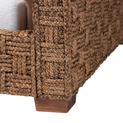 bali & pari - RhiNos Twin Size Daybed in Light Brown - RhiNos-Bleached Lt Brwn No Mattress-Daybed view 5
