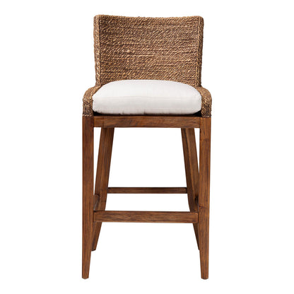bali & pari  - Ridley Bar Stool in Brown Wash - MD-39835 Ridley-Brown Wash-Cushion-BS view 2