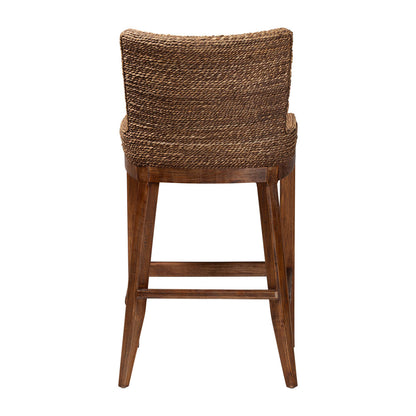 bali & pari  - Ridley Bar Stool in Brown Wash - MD-39835 Ridley-Brown Wash-Cushion-BS view 4