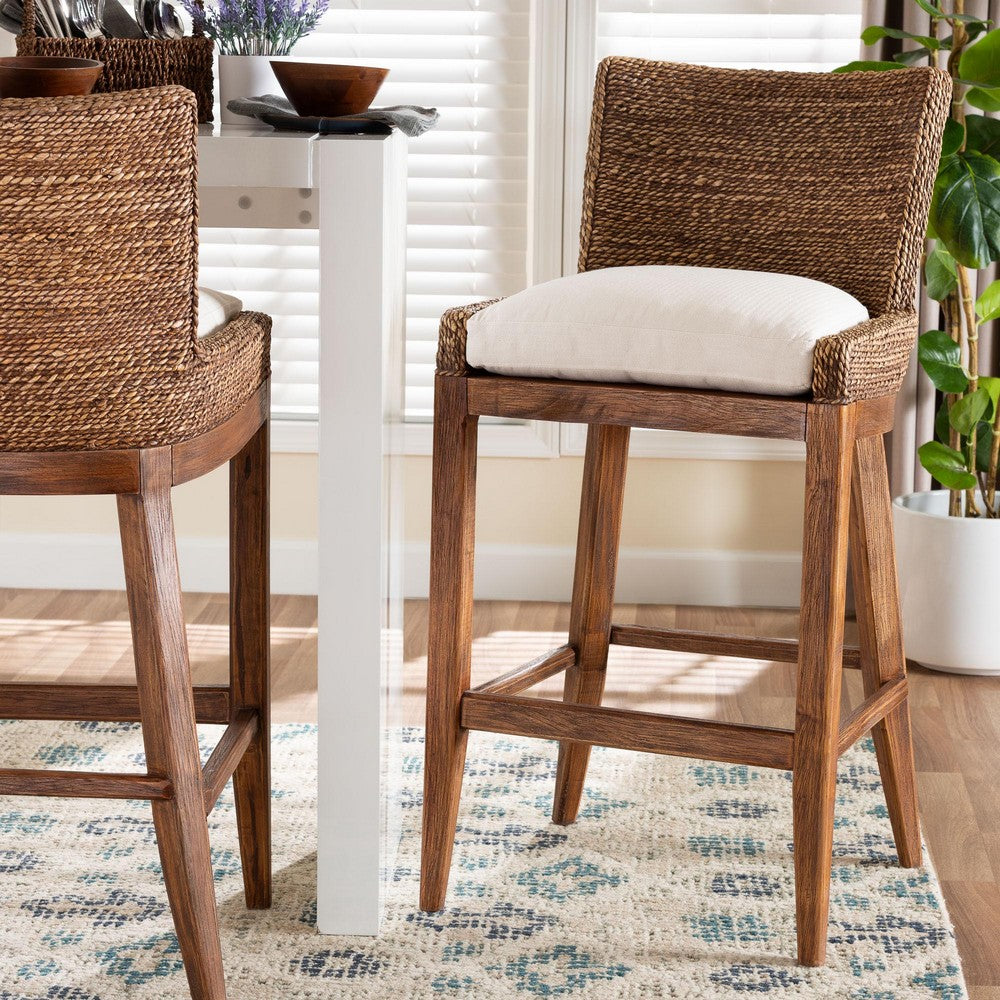 bali & pari  - Ridley Bar Stool in Brown Wash - MD-39835 Ridley-Brown Wash-Cushion-BS view 8
