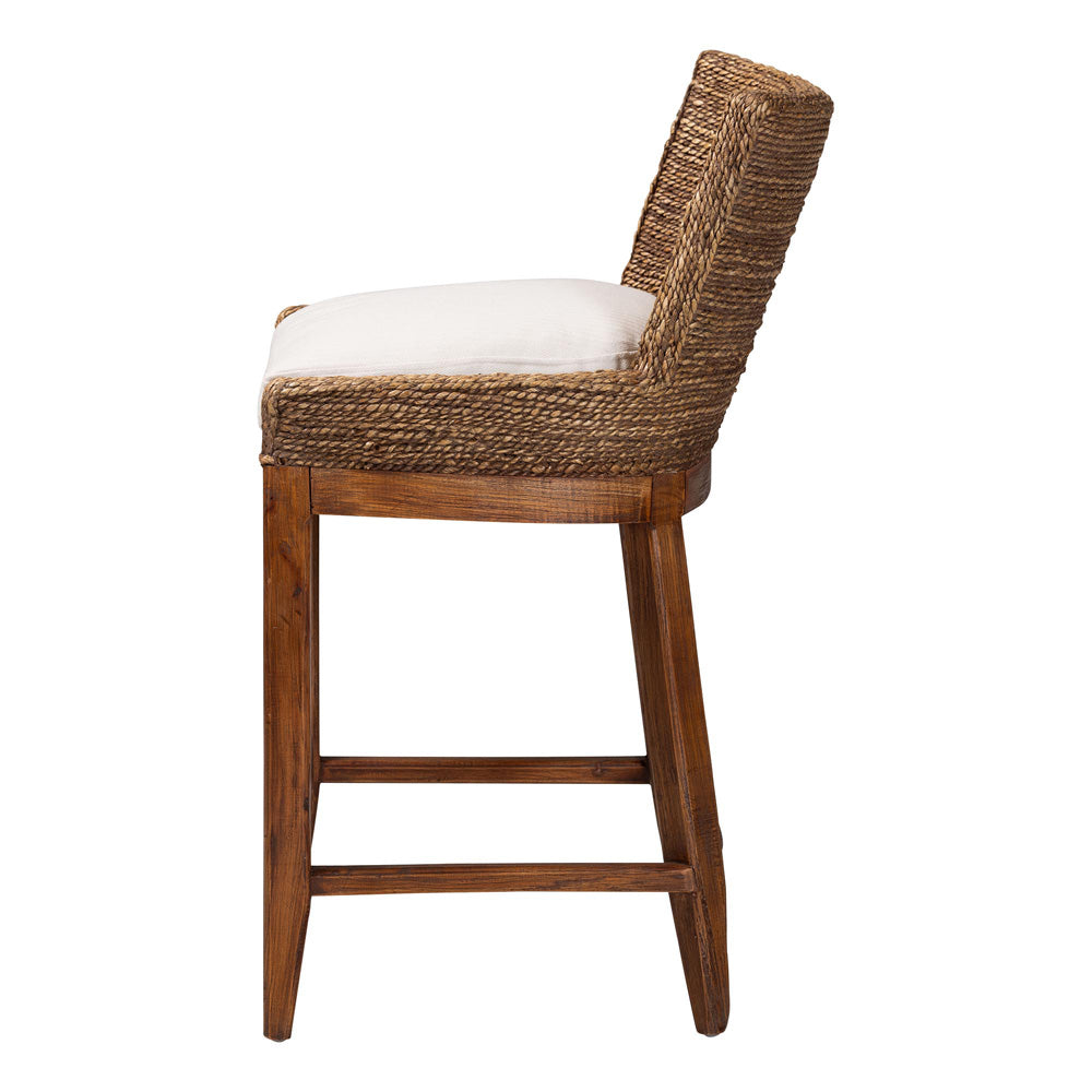 bali & pari  - Ridley Counter Stool in Brown Wash - MD-39834 Ridley-Brown Wash-Cushion-CS view 3