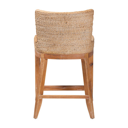 bali & pari  - Ridley Counter Stool in White Wash - MD-39834 Ridley-White Wash-Cushion-CS view 4