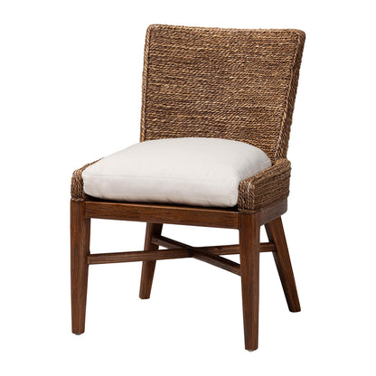 bali & pari  - Ridley Dining Chair in Brown Wash - MD-39833 Ridley-Brown Wash-Cushion-DC view 1