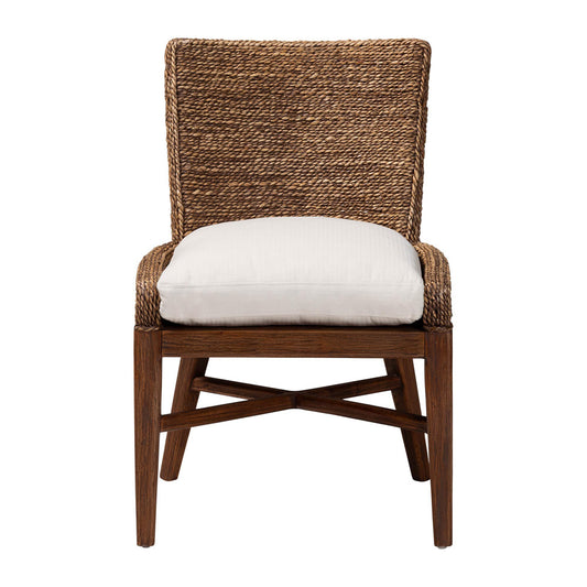 bali & pari  - Ridley Dining Chair in Brown Wash - MD-39833 Ridley-Brown Wash-Cushion-DC view 2