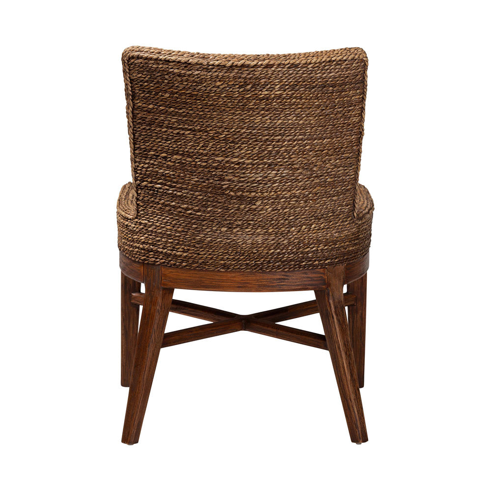 bali & pari  - Ridley Dining Chair in Brown Wash - MD-39833 Ridley-Brown Wash-Cushion-DC view 4