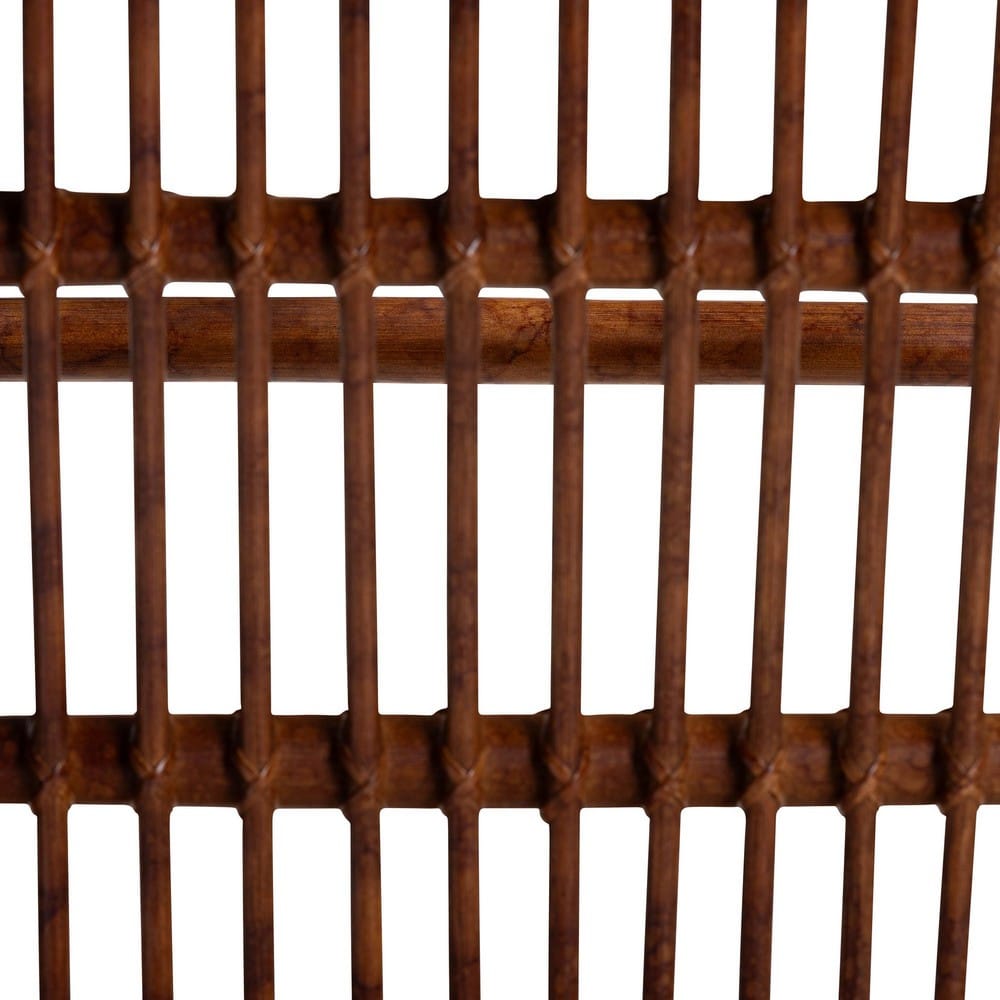 bali & pari - Rio Dining Chair in Marbled Tortoise Brown - Rio-Tortoise-Rattan-Cushion-DC view 7