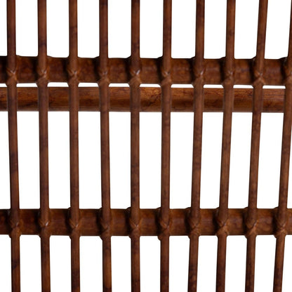 bali & pari - Rio Dining Chair in Marbled Tortoise Brown - Rio-Tortoise-Rattan-Cushion-DC view 7