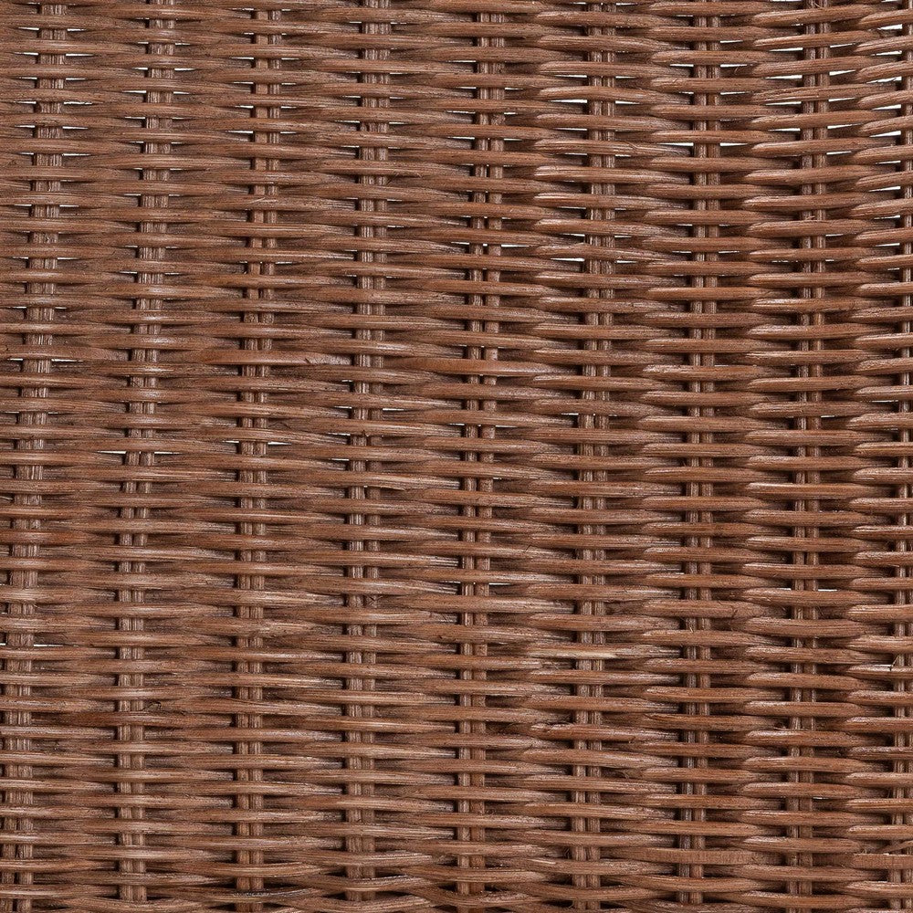 bali & pari  - Rivan Dining Chair in Brown - Rivan-Light Brown Rattan-Cushion-DC view 7