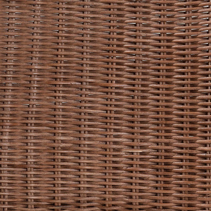 bali & pari  - Rivan Dining Chair in Brown - Rivan-Light Brown Rattan-Cushion-DC view 7